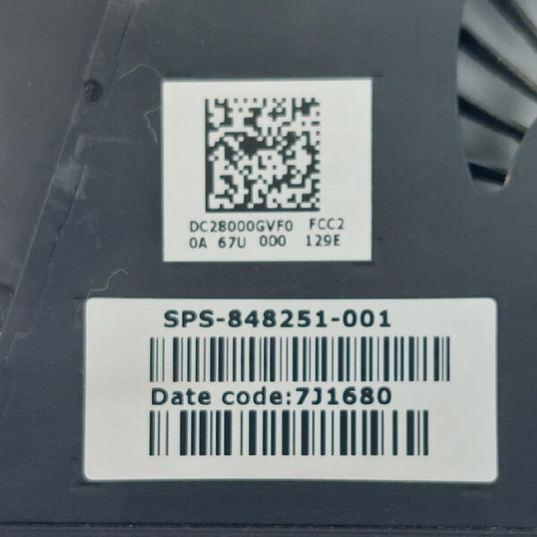 Вентилятор 848251-001, dc28000gxf0, HP Zbook 15 G3 — изображение 3