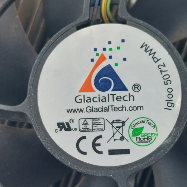 Система охлаждения Igloo 5072, GlacialTech, Socket LGA775, 3-pin — изображение 3