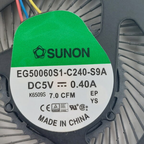 Система охлаждения 04CN35, at1eo002zsl, eg50060s1-c240-s9a, Dell Latitude E5570 — изображение 3