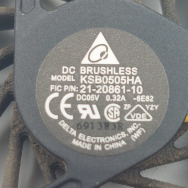 Вентилятор KSB0505HA, 21-20861-10, HP dv7-4000, dv6-4000, dv6-3000 — изображение 2