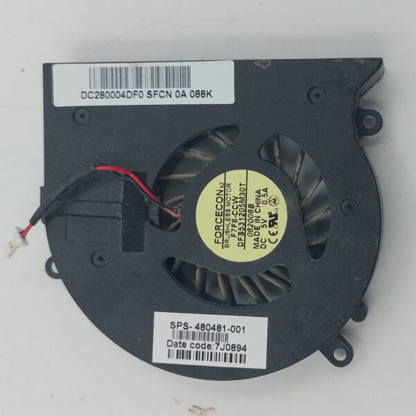 Вентилятор 480481-001, dc280004df0, HP Pavilion dv7t, dv7-1000, dv7-1100, dv7-1200