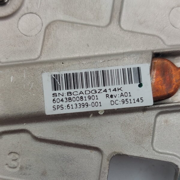 Радиатор 613399-001, 6043b0081901, HP ProBook 6455B, 6555B — изображение 2
