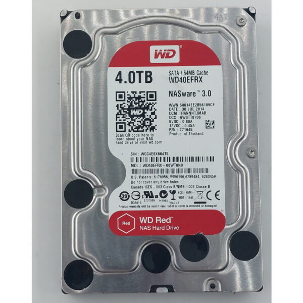 Жесткий диск WD40EFAX, WD, 4 Тб, SATA, 3.5