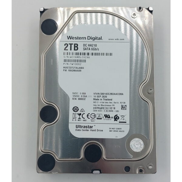 Жесткий диск HUS722T2TALA604, Hitachi, 2 Тб, SATA, 3.5