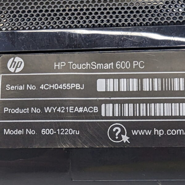 Задняя крышка 537406-001, HP TouchSmart 600 — изображение 2