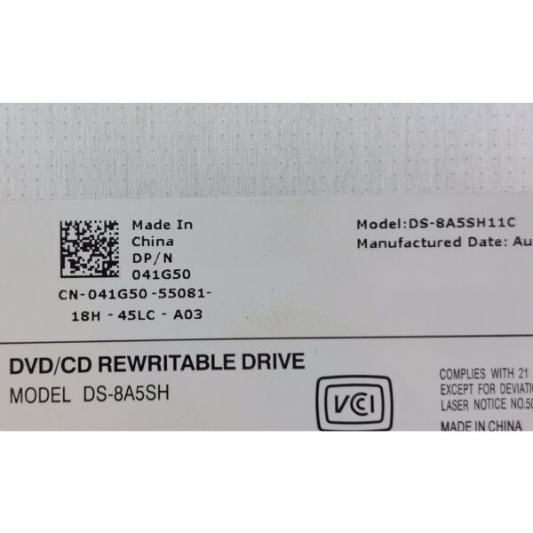 Привод DVD-RW 041G50, DS-8A5SH, Dell Inspiron N5110, R15, SATA — изображение 2