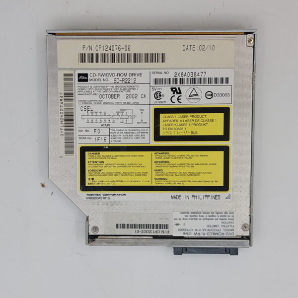 Привод DVD-RW CP124076-06, SD-R2212, Fujitsu-Siemens LifeBook P2110, P2120
