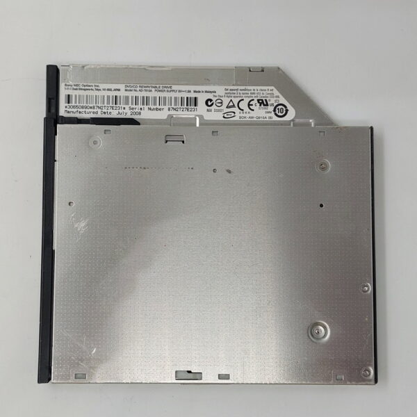 Привод DVD-RW 42T2501, 42T2500, AD-7910A, IBM Thinkpad T60, T61, IDE, 9.5 mm — изображение 2