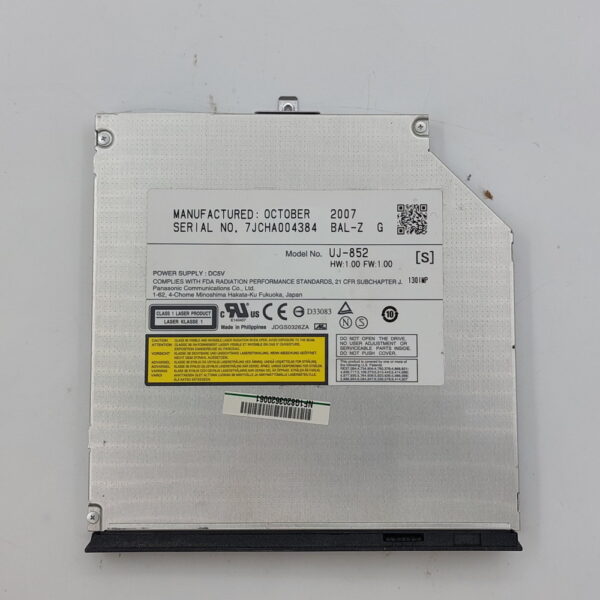 Привод DVD-RW UJ-852, Panasonic, IDE, 9.5 mm