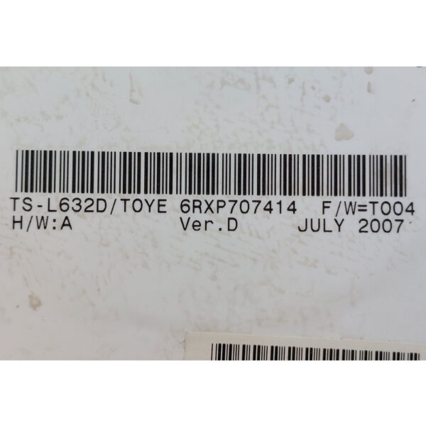 Привод DVD-RW TS-L632D, Toshiba, IDE — изображение 3