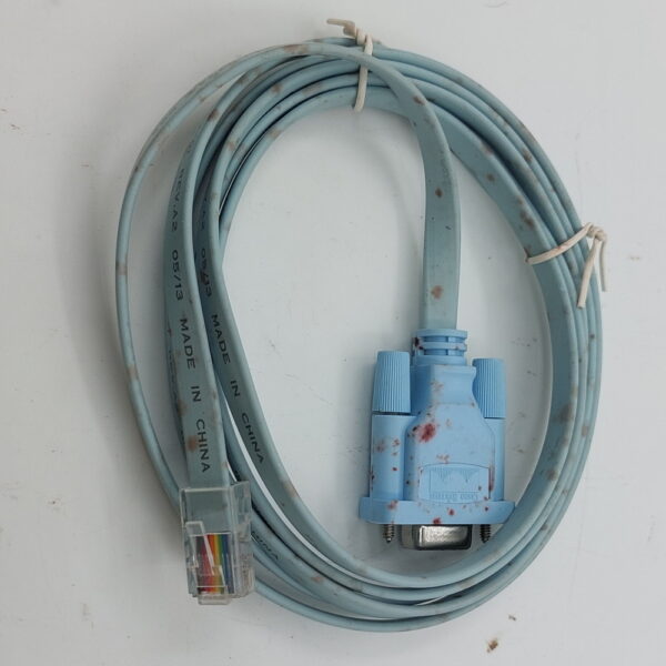 Кабель консольный 72-3383-01, Cisco, DB9-RJ45, пятна на кабеле (не ржавчина), ПОЛНОСТЬЮ исправны! — изображение 2
