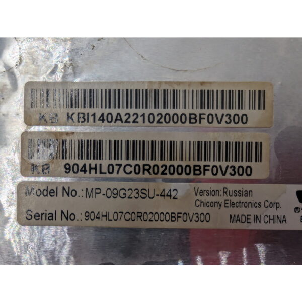 Клавиатура MP-09G23SU-442, Acer, eMachines, Acer Aspire 3410, 3410G, 3410T, 3750, 3750G, 3750Z, 3750ZG, 3810, 3810T, 3810TG, 3810TZ, 3810TZG, 3811, 3811T, 3811TZ, 3820, 3820G, 3820T, 3820TG, 3820TZ, 3820TZG, 3935, 4250, 4251, 4252, 4253, 4253G, 4410, 4410T, 4535, 4535G, 4535Z, 4535ZG, 4551, 4553, 4625, 4625G, 4736, 4736G, 4736Z, 4736ZG, 4738, 4738G, 4738ZG, 4740, 4740G, 4741, 4741G, 4741Z, 4741ZG, 4745, 4745G, 4745Z, 4745ZG, 4752, 4752G, 4810, 4810T, 4810TG, 4810TZ, 4820, 4820 TG, 4820T, 4820TG, 4935, 4935G, 4935Z, 5935, 5935G, 5940, 5940G, 5942, 5942G, Acer Timeline 3810T, Acer Travelmate 4740, eMachines D440, D442, D443, D528, D640, D640G, D640Z, D640ZG, D728, D730, D730G, D730Z, D730ZG, D732, D732ZG — изображение 3