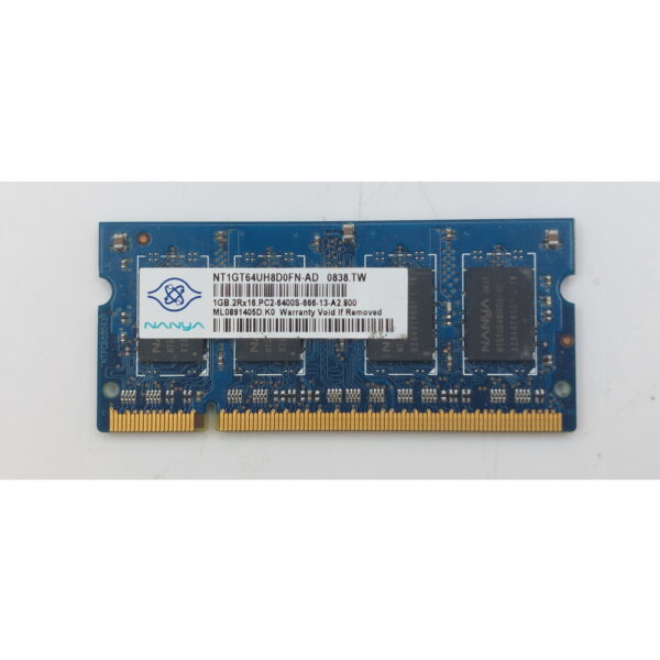 Модуль памяти NT1GT64UH8D0FN-AD, Nanya, DDR2, 1Gb, 6400