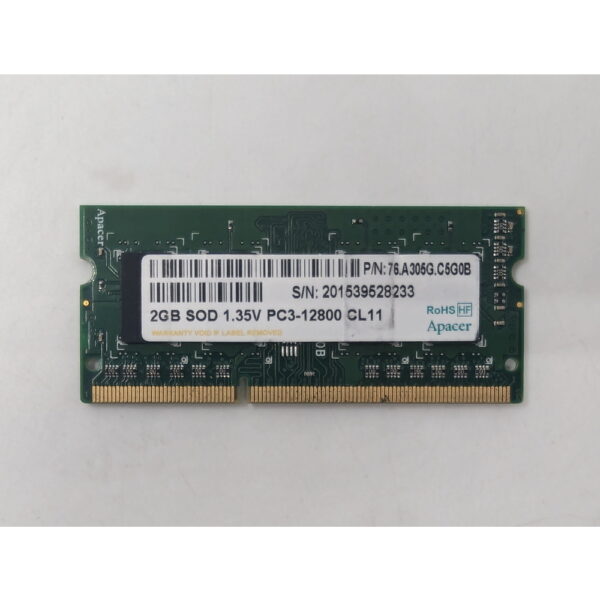 Модуль памяти 76.A305G.C5G0B, Apacer, DDR3, 2Gb, 12800