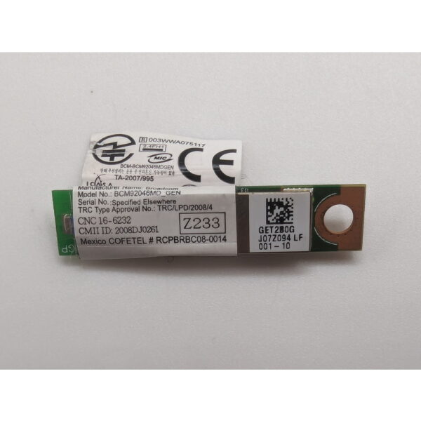 Bluetooth модуль 42T0969, Lenovo Thinkpad T410, T410s, W510, T510, T400, T500, W500, X200, X200s, X201, X201s — изображение 2