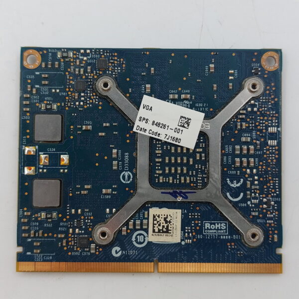 Видеокарта 848261-001, Quadro M1000M, GDDR5, 2 Гб, MXM, HP ZBook 15 G3, 17 G3