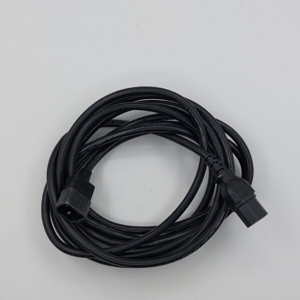 Кабель питания 220v, 4 метра, IEC C13 (3-PIN) - IEC C14 (3-PIN)