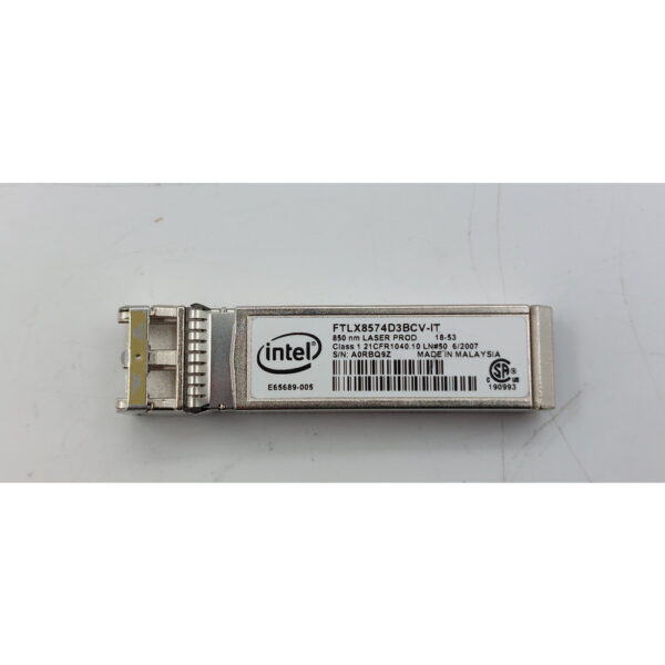 Трансивер E65689-005, FTLX8574D3BCV-IT, E10GSFPSR, Finisar, Intel, 1/10 Gb