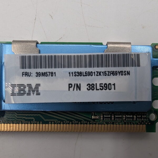 Модуль памяти MT9HTF6472FY-667, 38l5901, Micron, IBM, DDR2, 512MB, 5300 — изображение 2