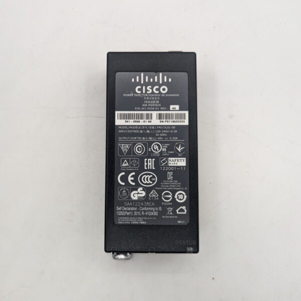 Блок питания 341-0556-01, FA015LS1-00, AIR-PWRINJ5, Cisco PoE инжектор