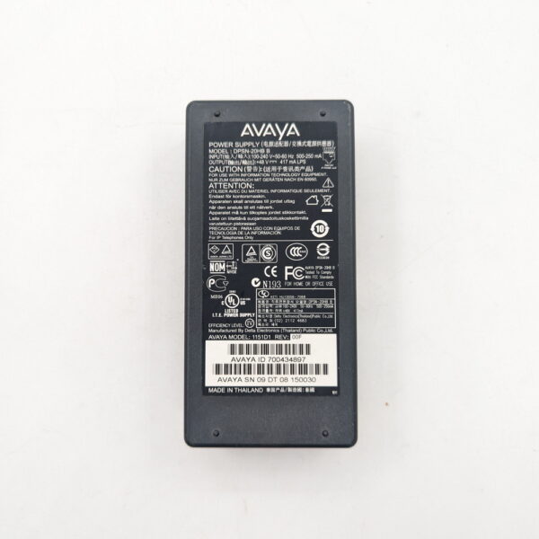 Блок питания 700434897, DPSN-20HB B, Avaya PoE инжектор — изображение 2