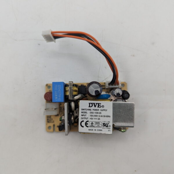 Блок питания DSO-15W-05, DVE, 5 В, 3 А, 15 Вт