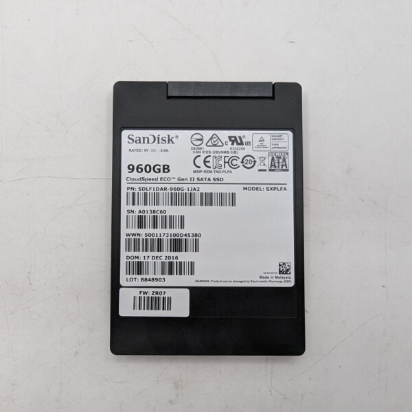 SSD диск SDLF1DAR-960G-1JA2, SanDisk SXPLFA, 960 Гб, SATA, 2.5