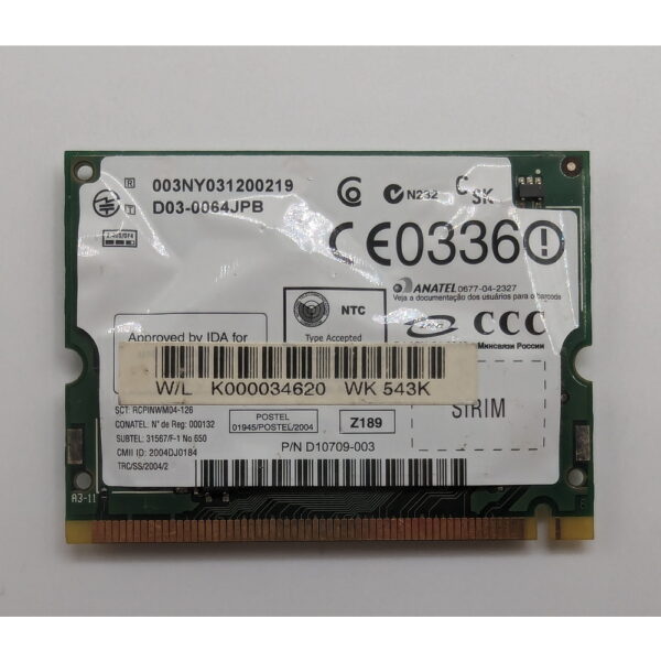 Wi-Fi модуль G86C0000X711, Toshiba Satellite M70-160