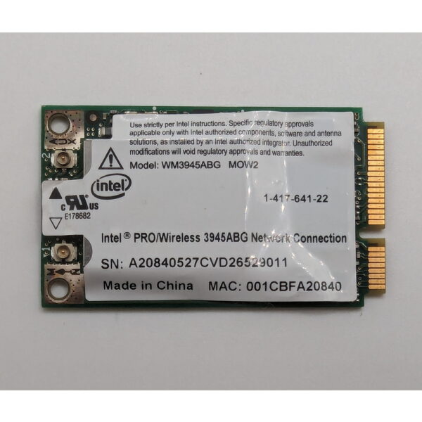 Wi-Fi модуль 0151-06-2198, Intel