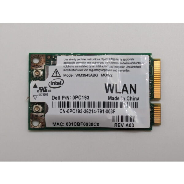 Wi-Fi модуль 0PC193, Dell Latitude D420, D520 — изображение 2