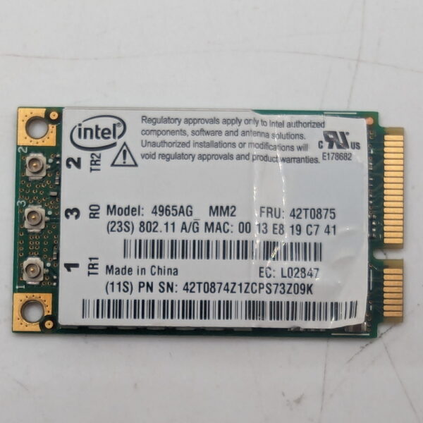 Wi-Fi модуль 42T0875, IBM ThinkPad T61