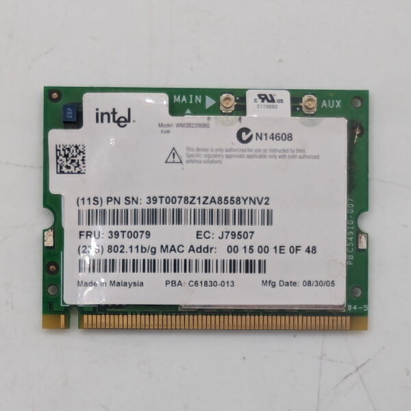 Wi-Fi модуль 39T0079, IBM ThinkPad X40, T43