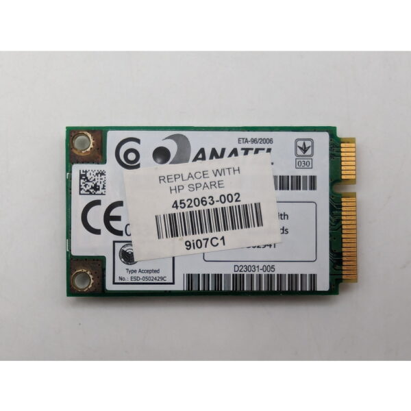 Wi-Fi модуль 452063-002, 407676-002, 396331-002, HP Pavilion DV2700