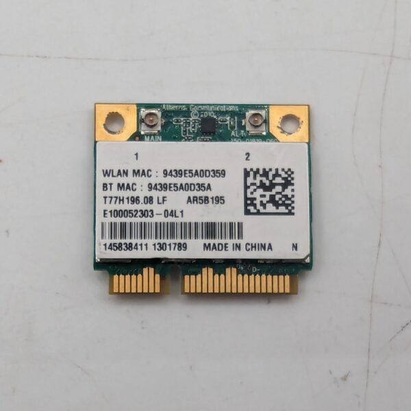 Wi-Fi модуль T77H196.08, AR5B195, Sony Vaio PCG-71912V, VPCEH