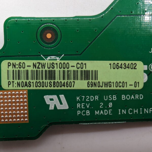 Дополнительная плата 60-NZWUS1000-C01, Asus K72D — изображение 3