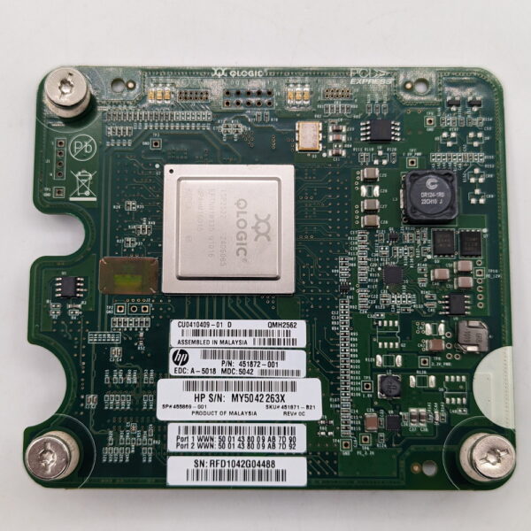 Контроллер Fibre Channel 451872-001, QMH2562, 455869-001, 451871-B21, HP, 8 Гбит/сек