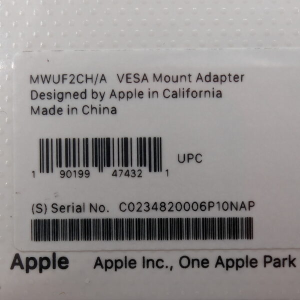 Монтажный адаптер Apple VESA для PRO DISPLAY XDR — изображение 3