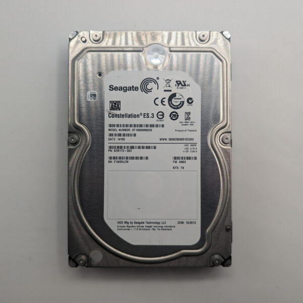 Жесткий диск ST1000NM0033, Seagate, 1 Тб, SATA, 3.5