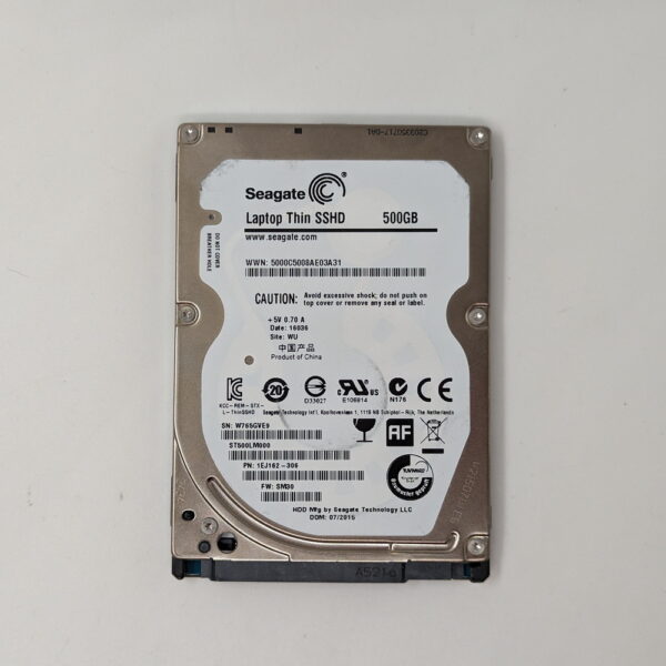 Жесткий диск ST500LM0001, Seagate, 500 Гб, SATA, 2.5