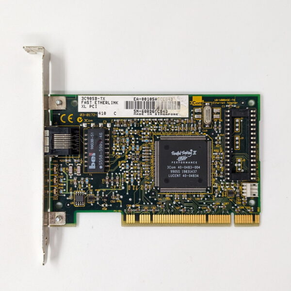 Сетевая карта 3Com, DGE-528T, 02-0172-002, 3c905b-tx, 40-0483-004, PCI, 10/100 Мбит/с