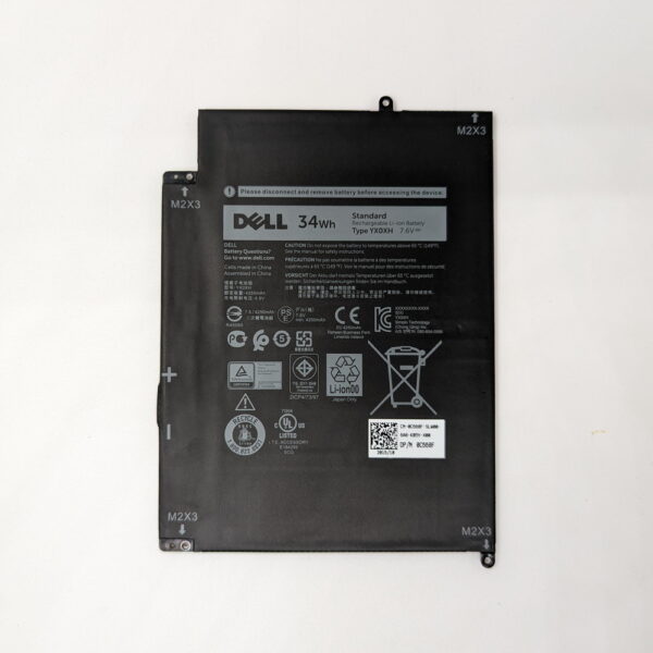 Аккумулятор 0C668F, Dell Latitude 7285, 7,6V, 34Wh