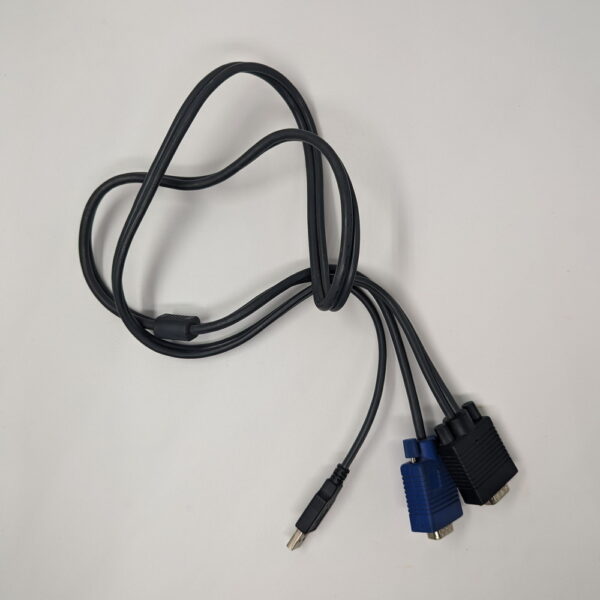 KVM кабель 2L-5201U, Aten с интерфейсами USB, VGA и разъемом SPHD 3-в-1, 1.2м — изображение 2