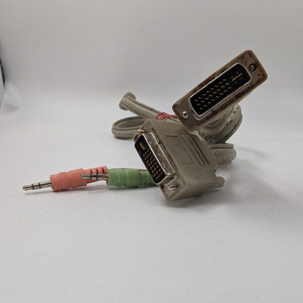 Кабель DVI - DVI + audio jack, 1.2 м