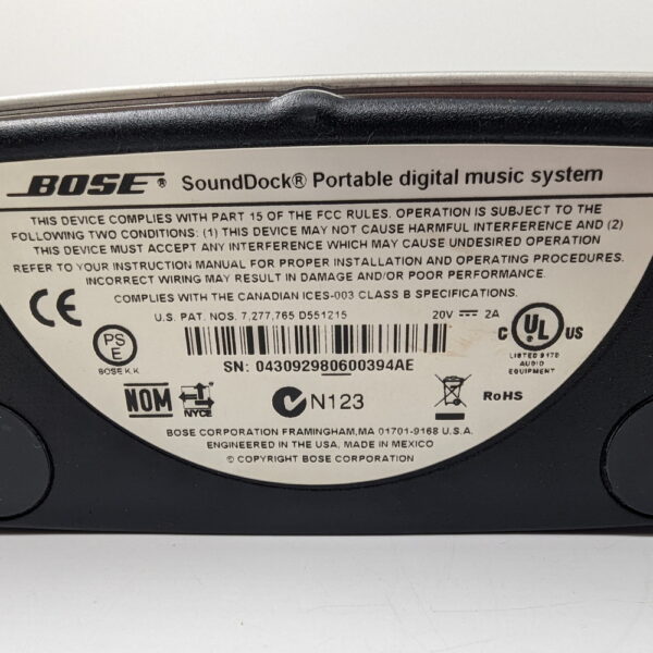 Портативная акустика 7.277.765, 01701-9168, D551215, Bose SoundDock Series II — изображение 3