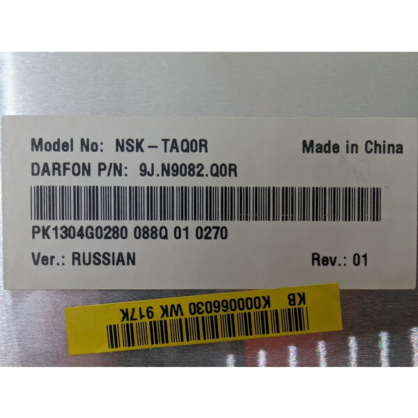Клавиатура PK1304G0280, NSK-TAQ0R, 9J.N9082.Q0R, Toshiba Satellite A200, A205, A210, A215, A300, A305, A350, M200, M205, M300, M305, M500, M505, L300, L300D, L305, L305D, Pro M200 — изображение 3