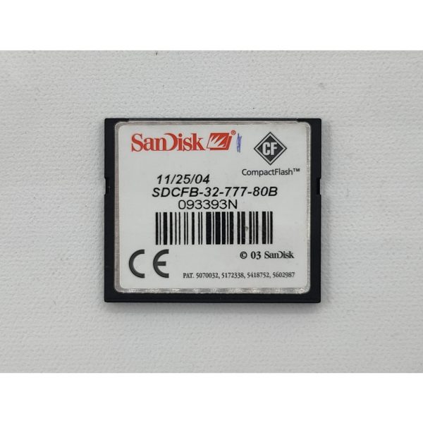 Карта памяти KDR 109 61/932, sdcfb-32-777-80b, SanDisk, Ericsson, 32 Mb