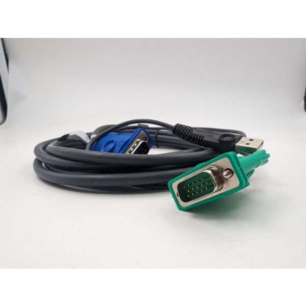 KVM кабель 2l-5203u, Aten, с интерфейсами USB, VGA и разъемом SPHD 3-в-1, 3м — изображение 3