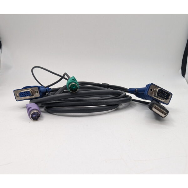 KVM кабель 2L-5302UP, Aten, с интерфейсами PS/2, USB, VGA, 1.8м — изображение 2