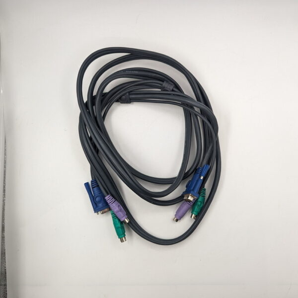 KVM кабель 2L-1003P/C, Aten, с интерфейсами PS/2, VGA, 3м — изображение 2