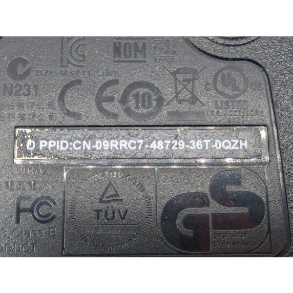 Мышь 09rrc7, Dell MS111-L, USB — изображение 3